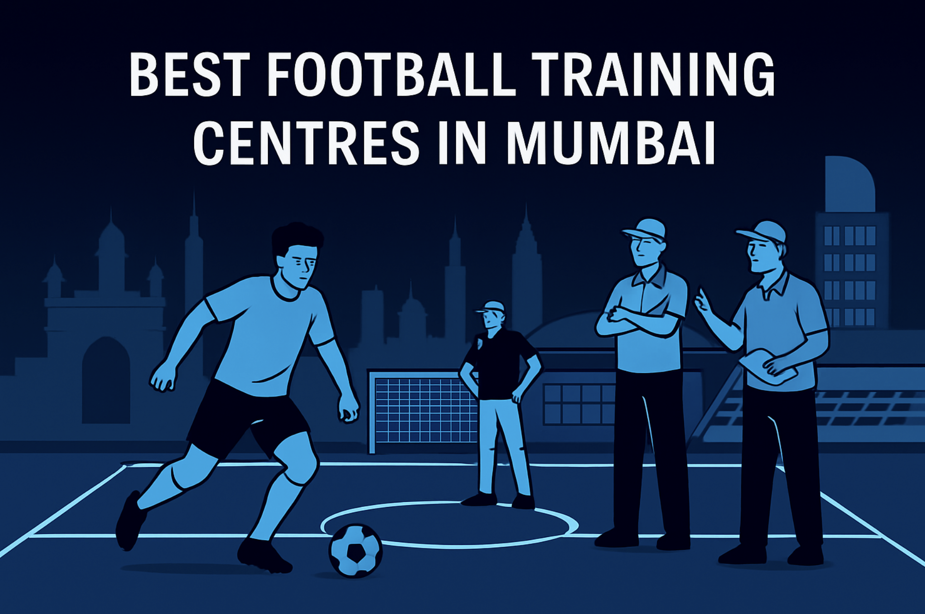 create banner image for this topic Best Football Training Centres in Mumbai